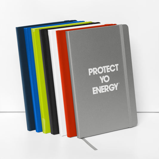 PYE Hardcover bound notebook - PROTECT YO ENERGY 