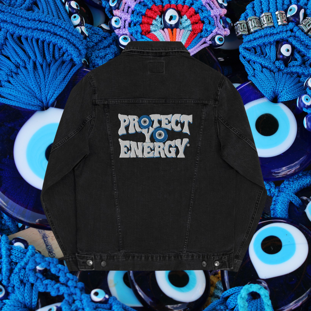 PYE Evil Eye denim jacket - PROTECT YO ENERGY 