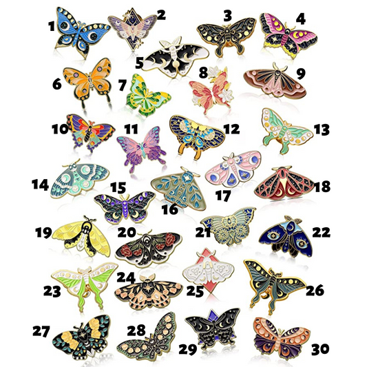 Butterfly Enamel Pins - PROTECT YO ENERGY 