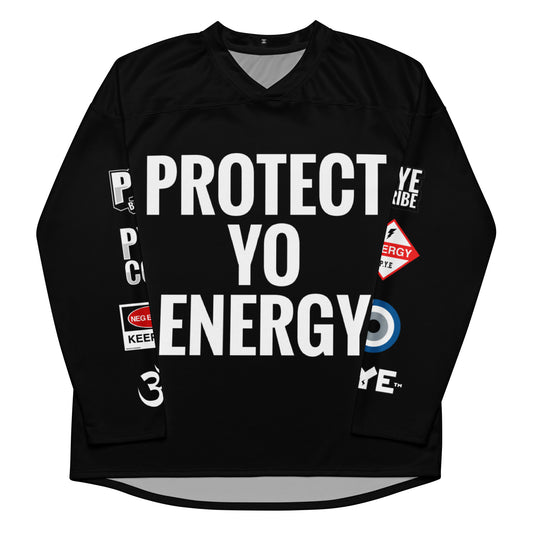 PYE Recycled hockey jersey Black - PROTECT YO ENERGY 