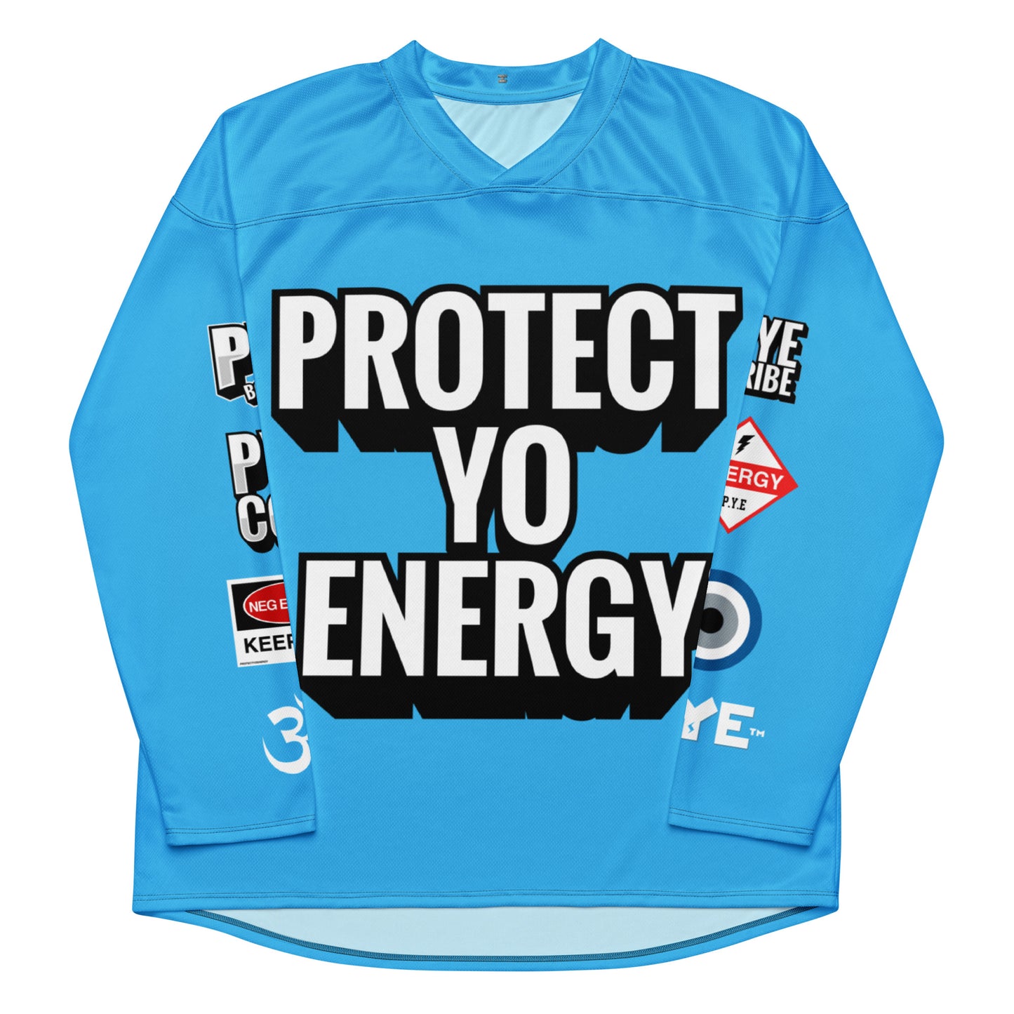 PYE Recycled hockey jersey Blu - PROTECT YO ENERGY 