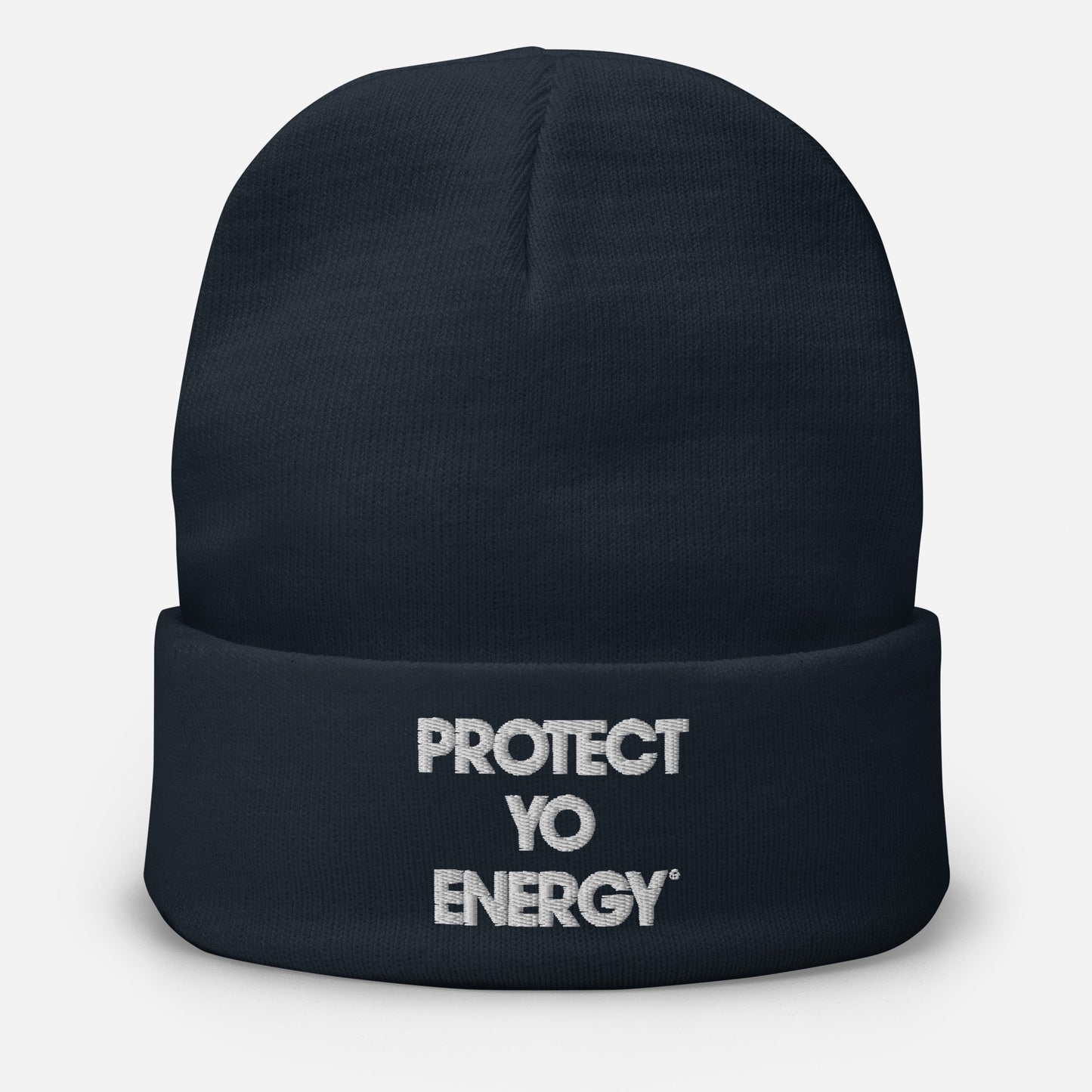 PYE Embroidered Beanie - PROTECT YO ENERGY 