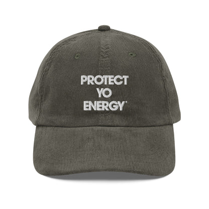 Protect Yo Energy corduroy hat - PROTECT YO ENERGY