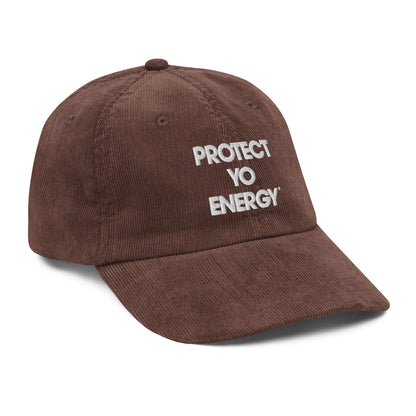 Protect Yo Energy corduroy hat - PROTECT YO ENERGY