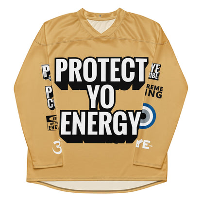 Protect Yo Energy Recycled Hockey Jersey - PROTECT YO ENERGY