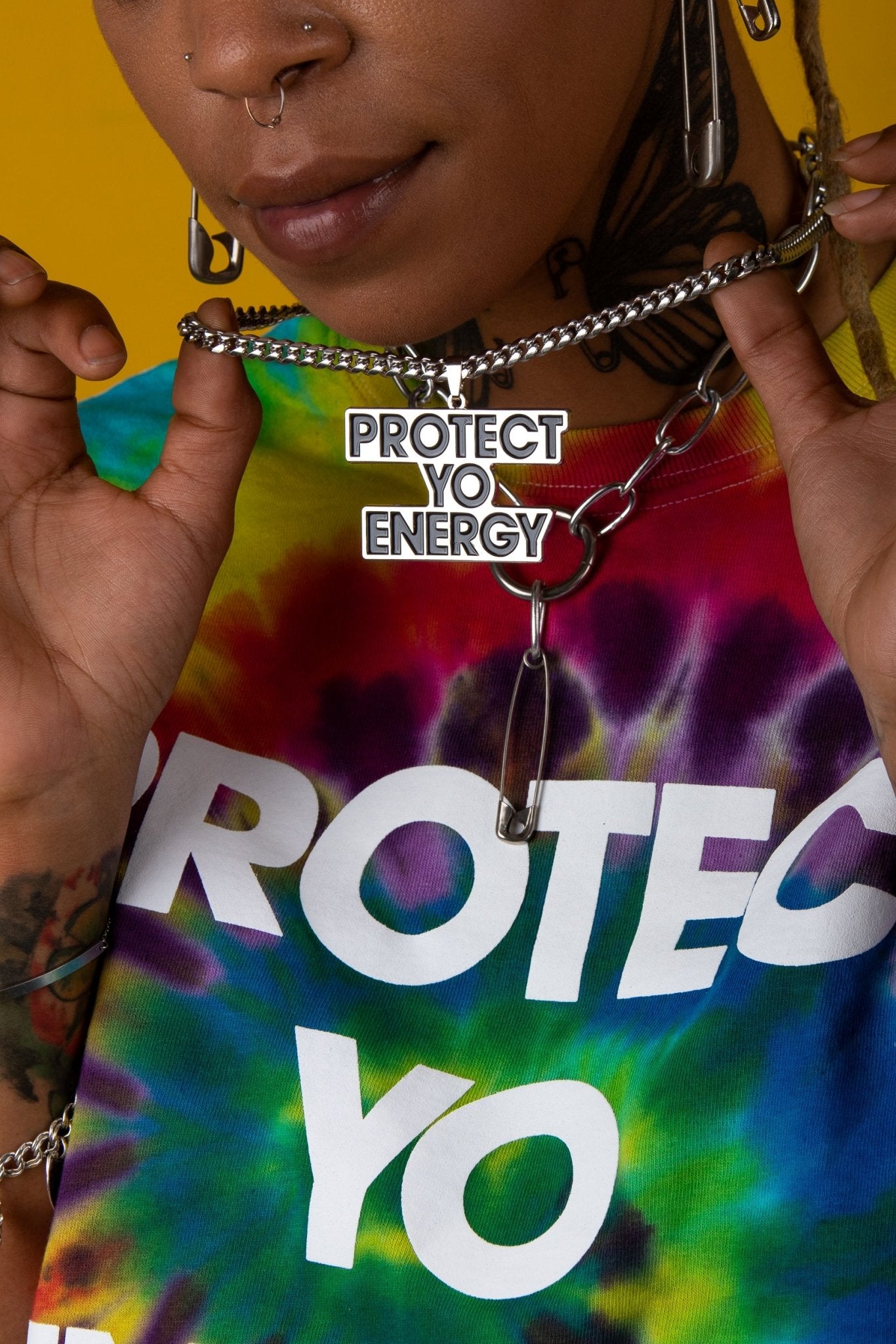 Protect Yo Energy Stainless Steel Necklace - PROTECT YO ENERGY