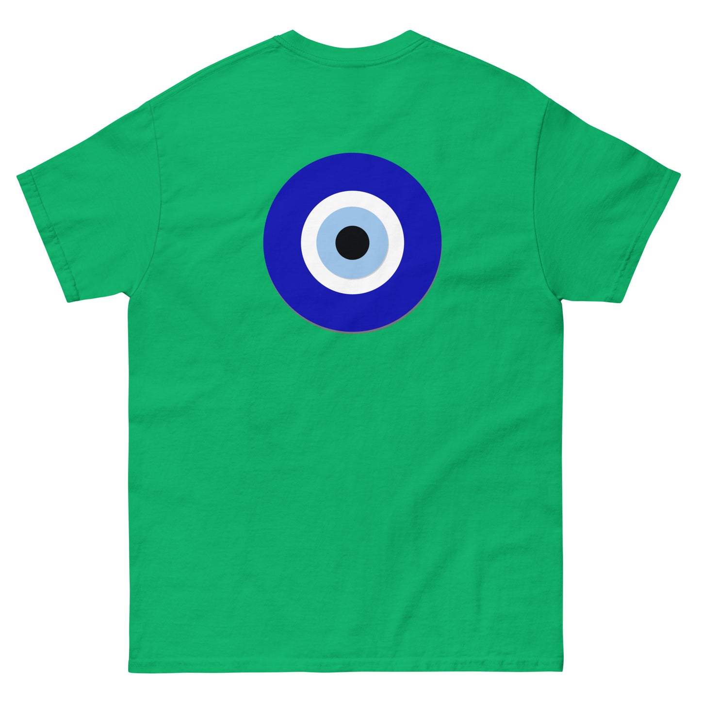 tee unisex evil eye tshirt green