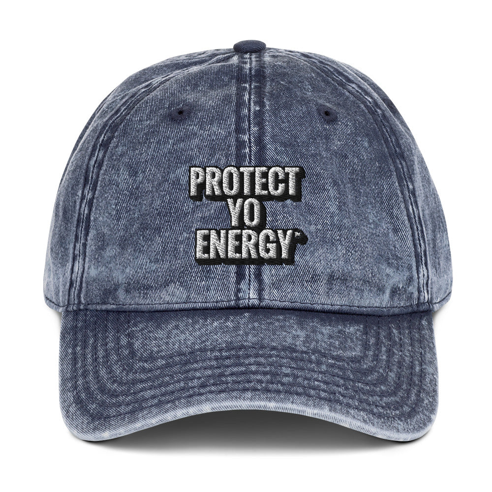 PYE Vintage Cotton Twill Cap - PROTECT YO ENERGY 