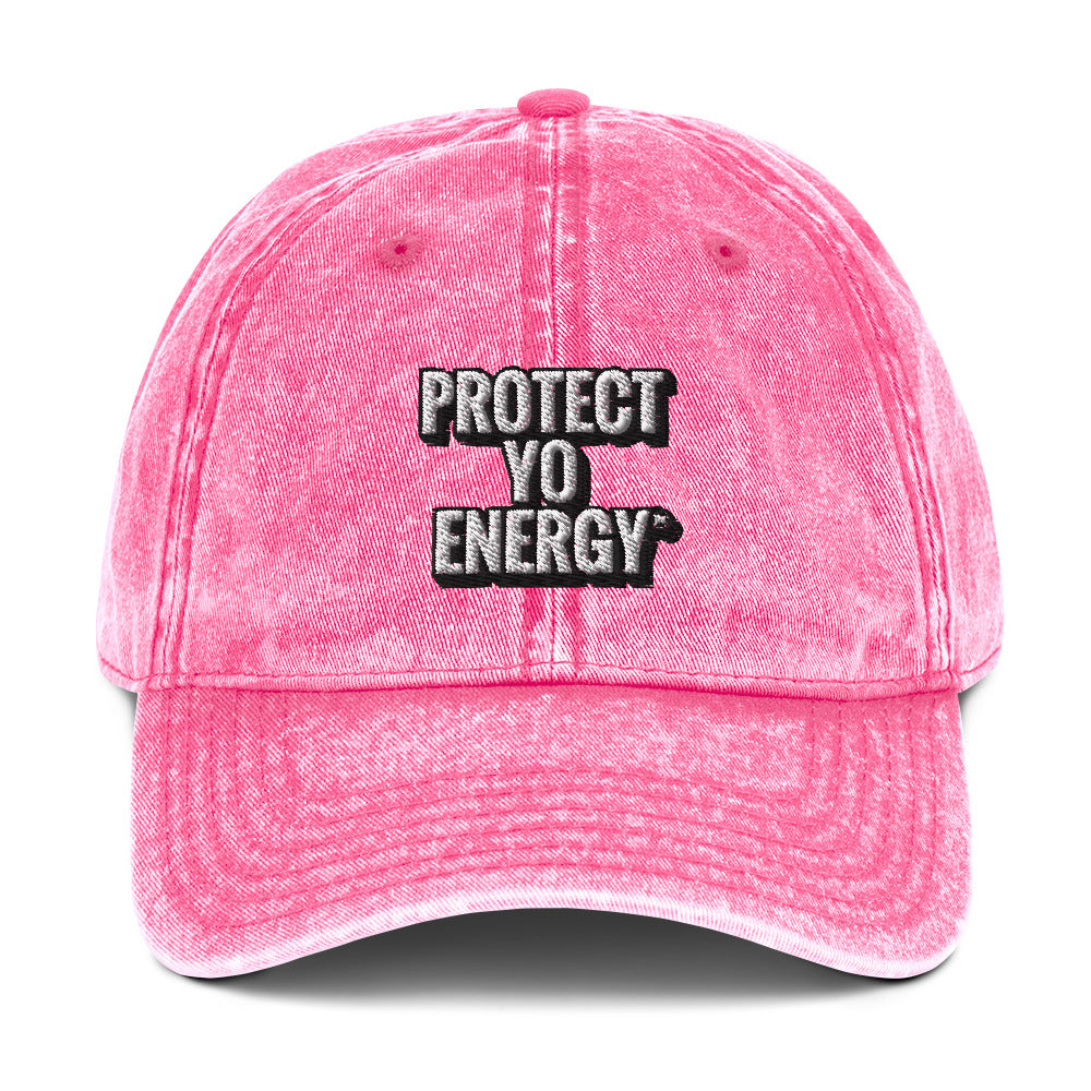 PYE Vintage Cotton Twill Cap - PROTECT YO ENERGY 