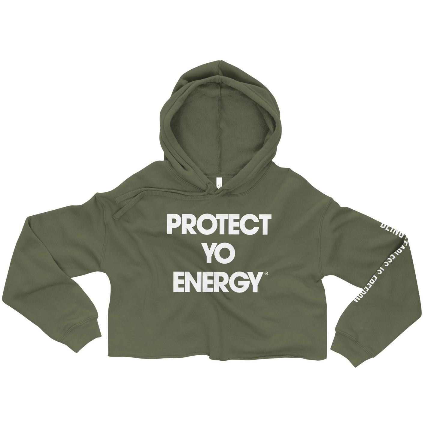 PYE Crop Hoodie - PROTECT YO ENERGY 