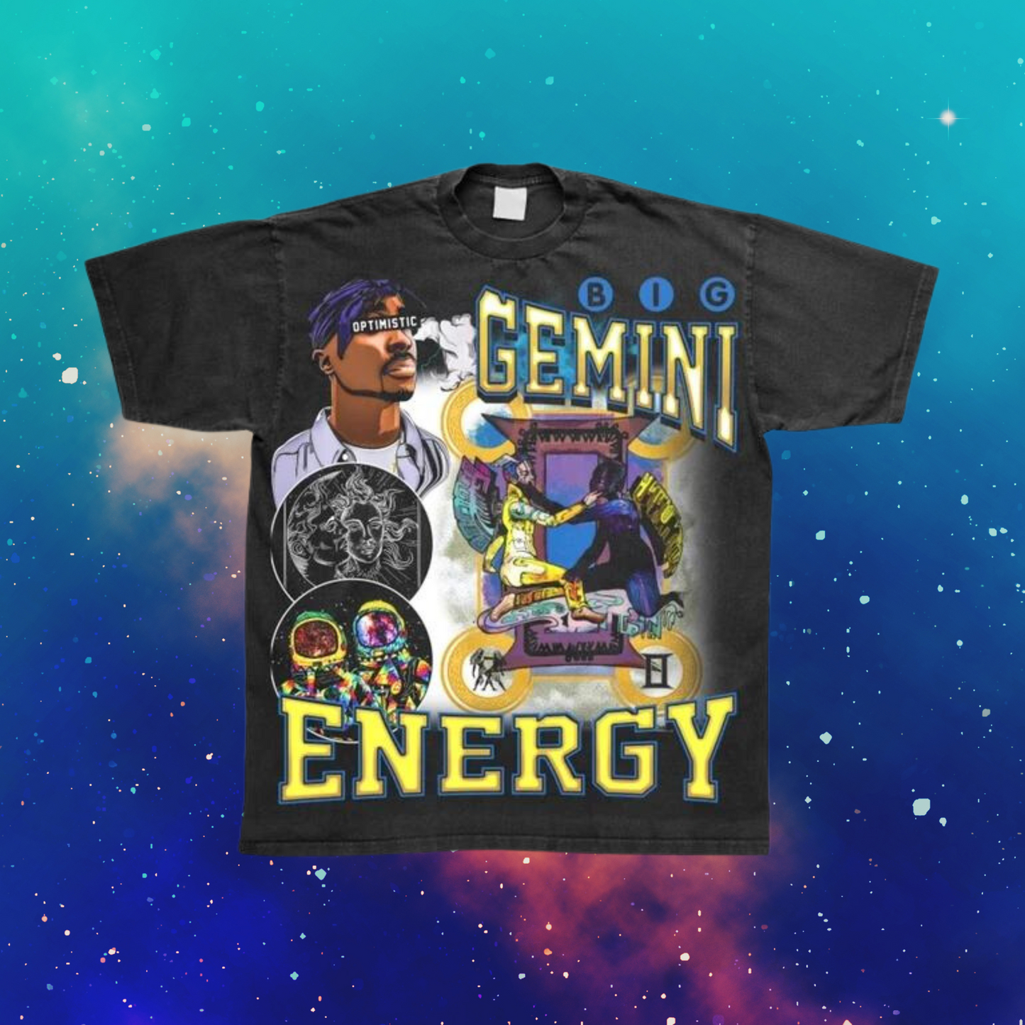 Gemini Bootleg Tee - PROTECT YO ENERGY 