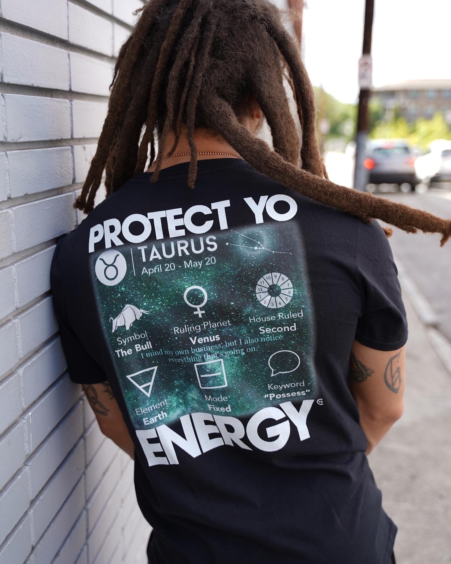 Taurus Bootleg Tee - PROTECT YO ENERGY 